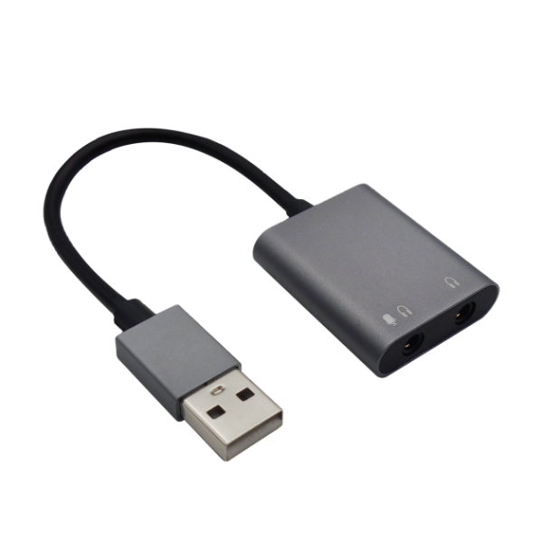 USB 2.0 AM to 3.5 Audio (SPK+MIC) Converter 1