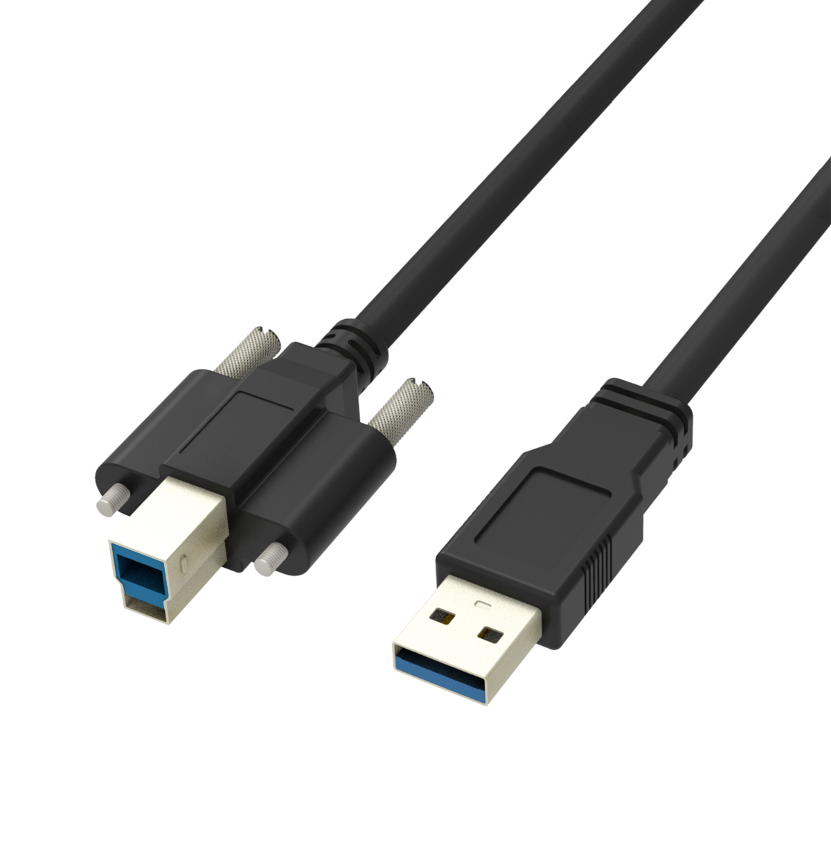 USB 3.0 A/M to B/M w/Screw Cable